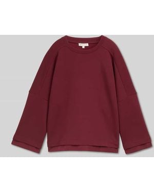 Tom Tailor Sweatshirt mit Baumwoll-Anteil - Rot