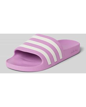 adidas Slides mit Label-Details Modell 'ADILETTE AQUA' - Pink