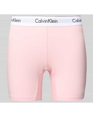 Calvin Klein Pants mit elastischem Label-Bund Modell 'MODERN' - Pink