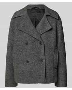 SELECTED Regular Fit Wollen Jack Met Dubbele Knoopsluiting, Model 'Alma' - Grijs