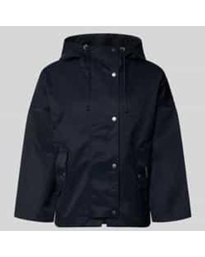 Barbour Regular Fit Parka Van Katoenmix Model 'Kingswood' - Blauw