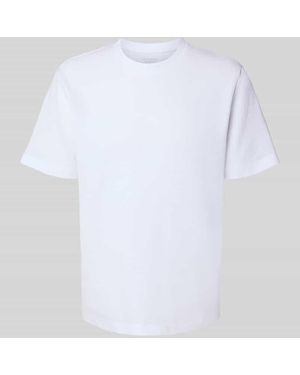 Tom Tailor Regular Fit T-Shirt aus Baumwoll-Mix - Weiß