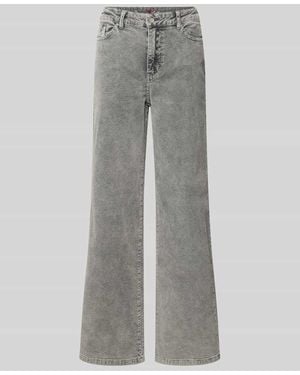 Buena Vista Wide Leg Cordhose mit Eingrifftaschen - Grau