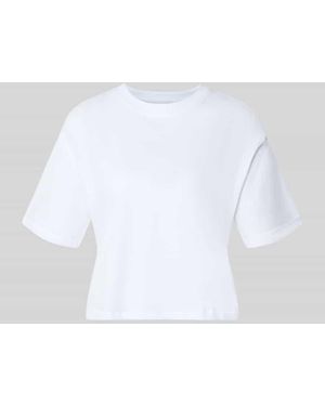 Fabletics Relaxed Fit T-Shirt aus Baumwoll-Mix - Weiß