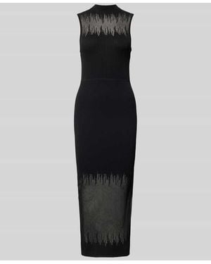 HUGO Enganliegendes Freizeitkleid aus Viskose-Mix Modell 'Sieffily' - Schwarz