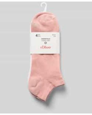 S.oliver Sokken Van Katoenmix - Roze