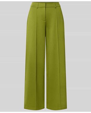 Ichi Wide Fit Hose mit Viskose-Anteil Modell 'Kate' - Grün