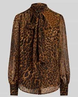 Ralph Lauren Blouses Lange Mouw - Bruin