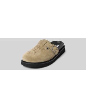 KENZO Mules Mit Dornschließe - Grau