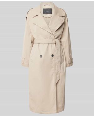 WITHBLACK Trenchcoat mit Reverskragen - Natur