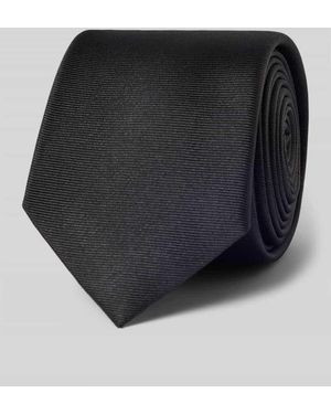 Roy Robson Seidenkrawatte aus reiner Seide (6 cm) - Schwarz