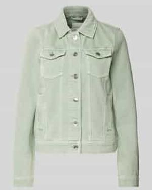 Tom Tailor Regular Fit Jeansjack Van Puur Katoen - Groen