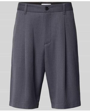 Samsøe & Samsøe Bermudas mit Gesäßtaschen Modell 'mandla' - Blau