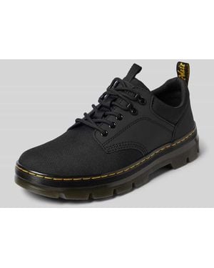 Dr. Martens Schnürschuhe Mit Zugschlaufe Modell 'Reeder' - Schwarz