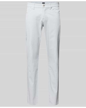 BOSS Hose Im 5-Pocket-Design Modell 'Maine' - Weiß