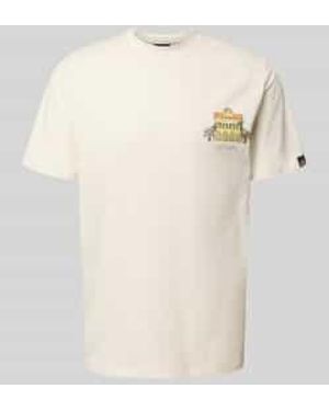 Ellesse T-shirt Met Motiefprint - Naturel