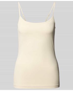 S.oliver Slim Fit Top mit verstellbaren Spaghettiträgern - Natur