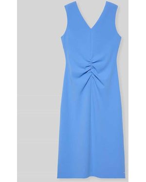 Calvin Klein Businesskleid mit Falten in der Taille - Blau