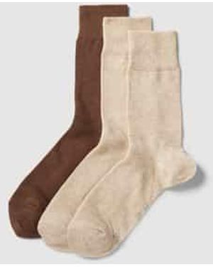 S.oliver Sokken Met Stretch - Naturel