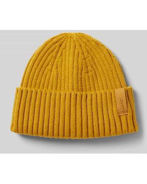 Barts Beanie Mit Label-Detail Modell 'Sumter' - Gelb
