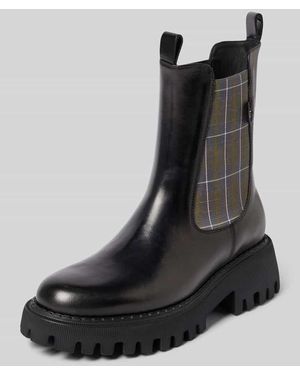 Marc Cain Stiefel aus echtem Leder mit Logo-Detail - Schwarz