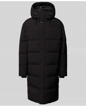 Icepeak Steppmantel mit Kapuze Modell 'ARDEK' - Schwarz