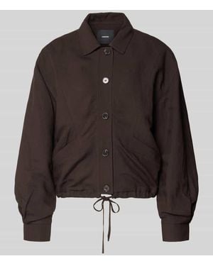 someday. Jacke mit Umlegekragen Modell 'Nisari' - Schwarz