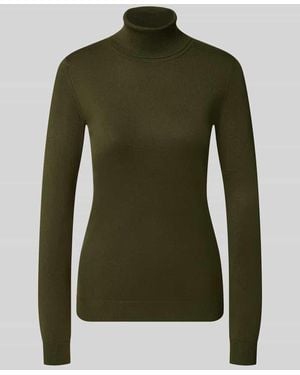 Ichi Slim Fit Strickpullover aus Viskose-Mix Modell 'IHLULS' - Grün