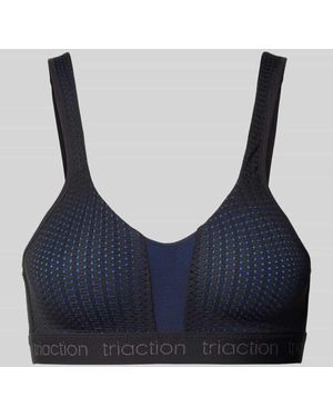 Triumph BH mit Logo-Detail Modell 'Triaction Energy Lite' - Blau