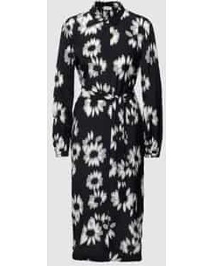 Esprit Midi-Jurk Met Strikceintuur - Wit