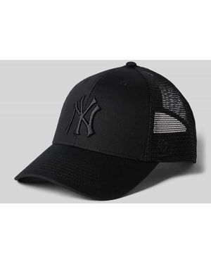 '47 Trucker Cap mit Label-Stitching Modell 'NEYYAN BRANSON' - Schwarz