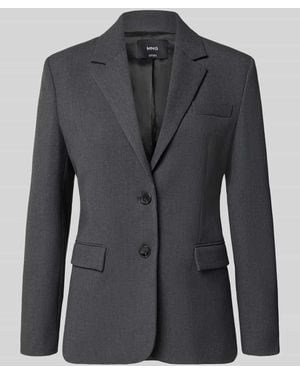 Mango Blazer mit Viskose-Anteil Modell 'Bergen' - Schwarz