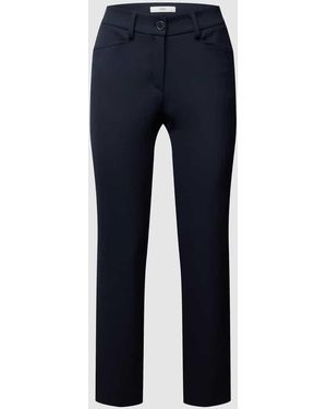 Brax Stoffhose Mit Bügelfalten Modell 'Style.Mara' - Blau