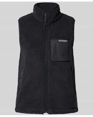 Columbia Weste aus Fleece - Schwarz