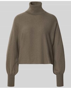Herzen's Regular Fit Pullover aus Woll-Mix mit Kaschmir-Anteil - Grau