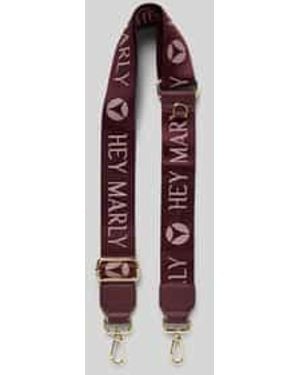 HEY MARLY Verstelbare Schouderband, 'Signature Strap' - Rood