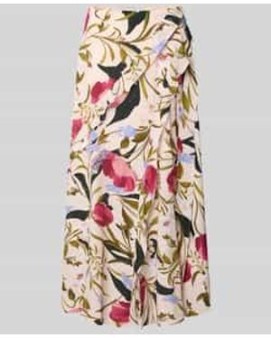 Ted Baker Maxirok Met Volants - Wit