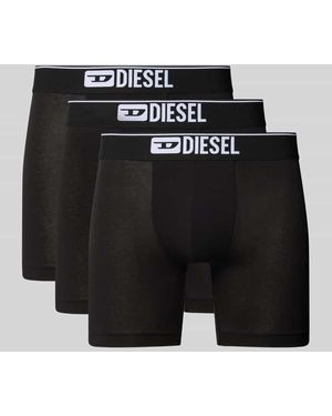 DIESEL Trunks mit elastischem Bund im 3er-Pack - Schwarz