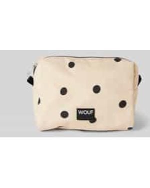 Wouf Make-uptasje Met Labeldetail - Naturel
