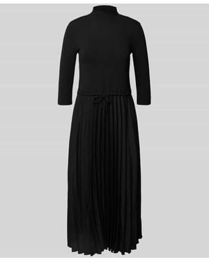Tommy Hilfiger Tailliertes Freizeitkleid aus Viskose-Mix - Schwarz