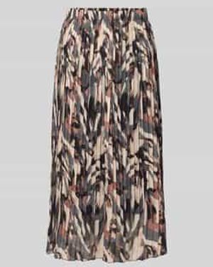 ZABAIONE Plissérok Met Ondoorzichtige Onderrok Model 'Ela' - Wit