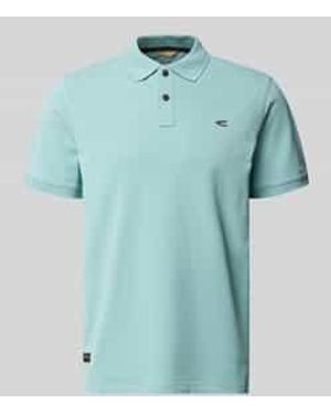 Camel Active Regular Fit Poloshirt - Groen