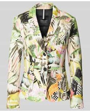 Marc Cain Blazer Met Opgestikte Zakken - Metallic