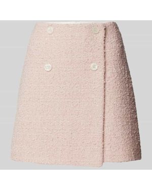 Jake*s Minirock mit Strukturmuster - Pink