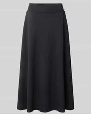 Soya Concept Midirok Met Elastische Band, Model 'Banu' - Zwart