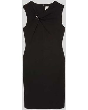 Calvin Klein Figurbetontes Cocktailkleid mit dekorativer Schnalle - Schwarz