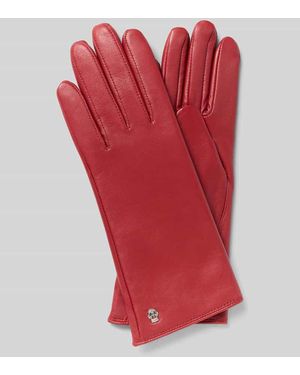 Roeckl Sports Handschuhe aus echtem Leder Modell 'HAMBURG' - Rot