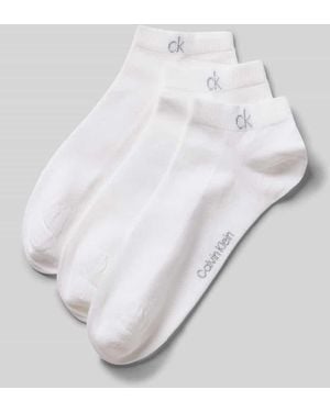 Calvin Klein Socken aus Baumwoll-Mix im 3er-Pack - Weiß