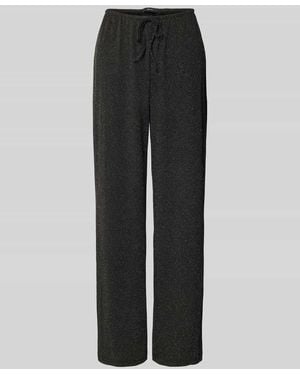 Vero Moda High Waist Weite Hose - Schwarz