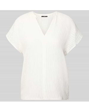 Zero Blusenshirt aus Viskose-Mix mit Raglanärmeln - Weiß